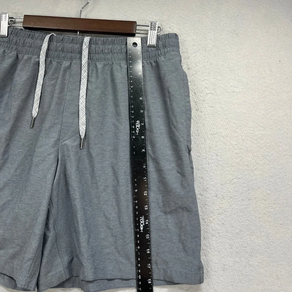All in Motion Athletic Shorts Mens L Gray Stretch Active Gym Workout Training